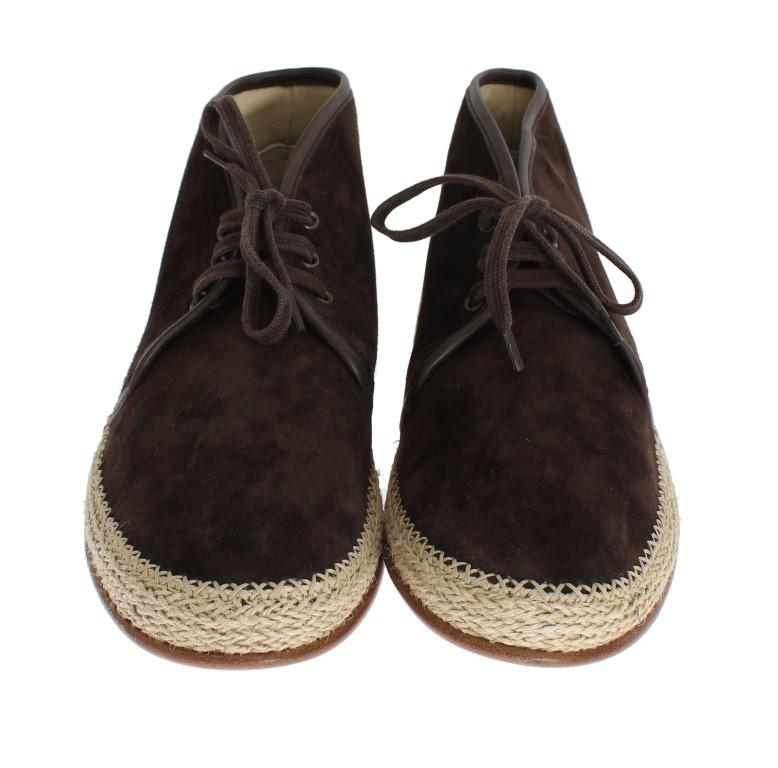 Brown Suede Corrida Chukka Ankle Boots
