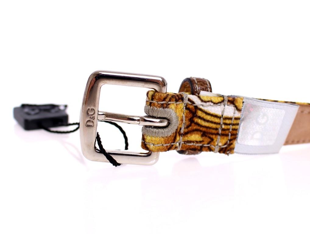 Multicolor Silk Belt