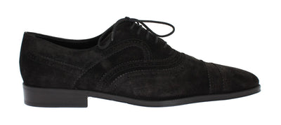 Black Leather Dress Lace Up Formal Shoes