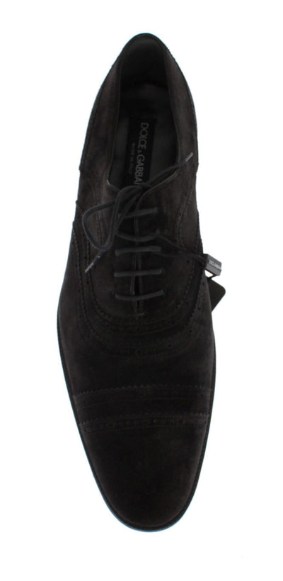 Black Leather Dress Lace Up Formal Shoes