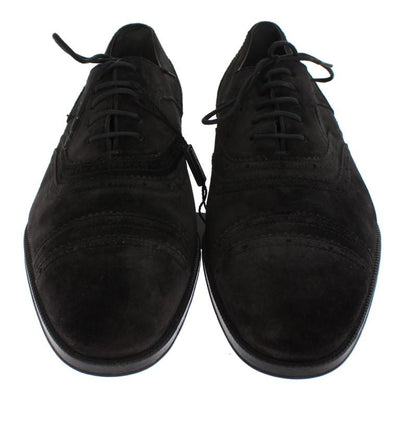 Black Leather Dress Lace Up Formal Shoes