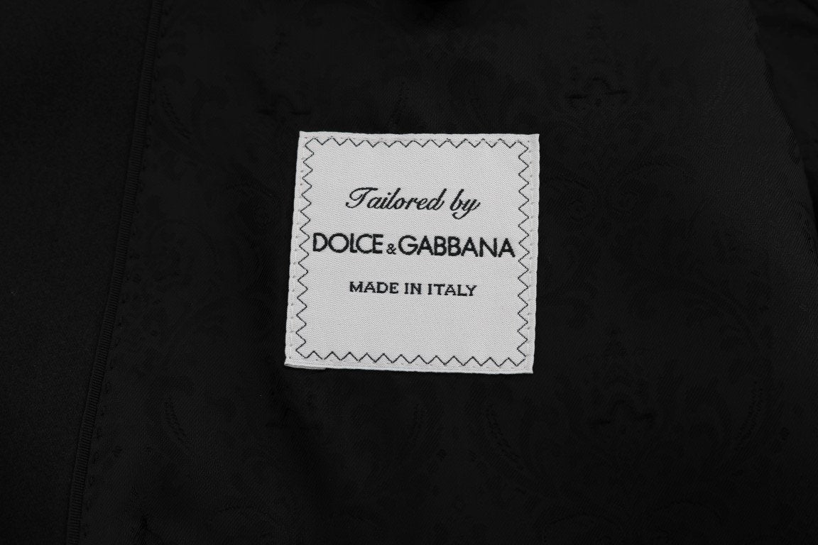 Black Wool Silk Slim Fit 3 Piece Suit