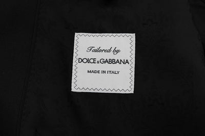 Black Wool Silk Slim Fit 3 Piece Suit