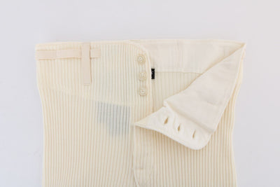 White 100% Cashmere Winter Underwear Pants