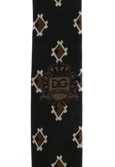 Green Baroque Cotton Silk Skinny Slim Tie