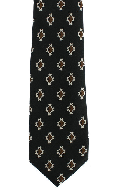 Green Baroque Cotton Silk Skinny Slim Tie