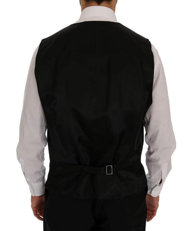 Black Wool Slim Fit 3 Piece Suit