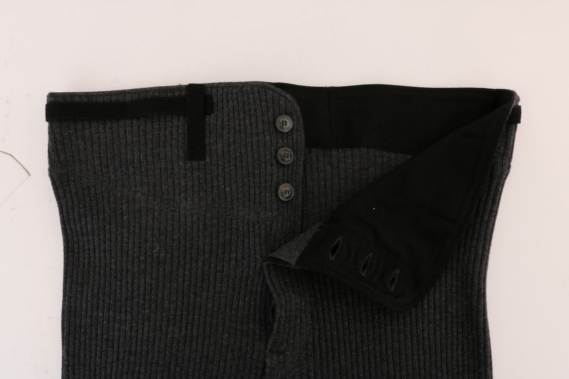 Gray 100% Cashmere Winter Underwear Pants