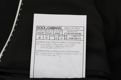 Black Wool Slim Fit 3 Piece Suit