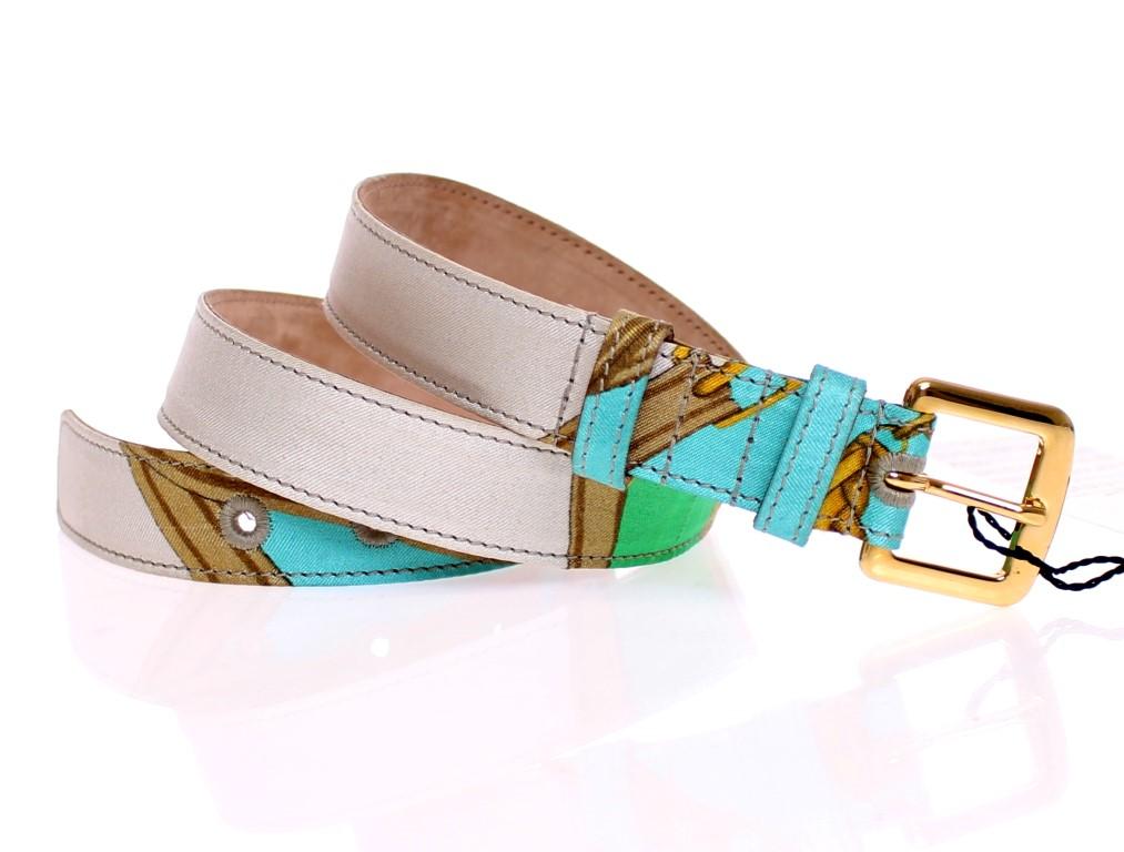 Multicolor Silk Belt