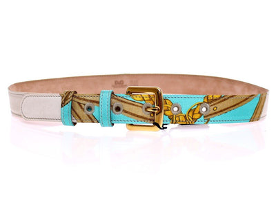 Multicolor Silk Belt