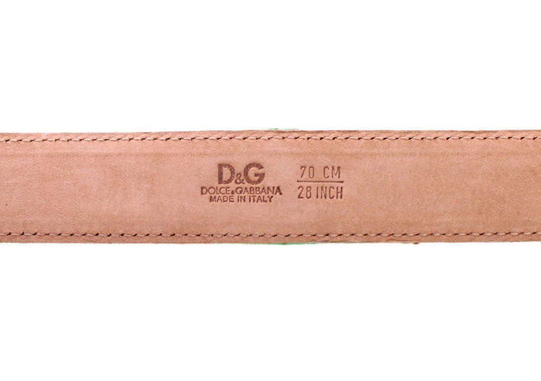 Multicolor Silk Belt