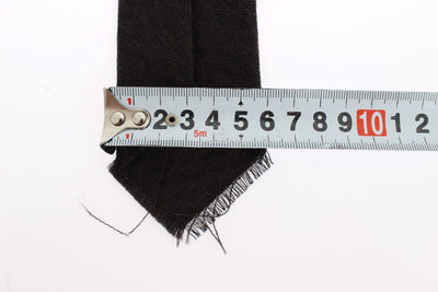 Brown Wool Skinny Neck Tie