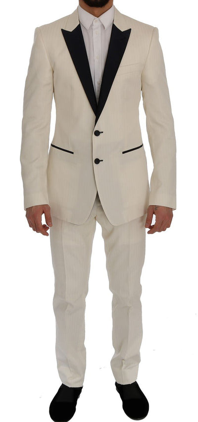 White MARTINI Slim Fit Suit