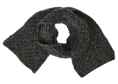 Men's Gray Wool Cashmere  Scarf