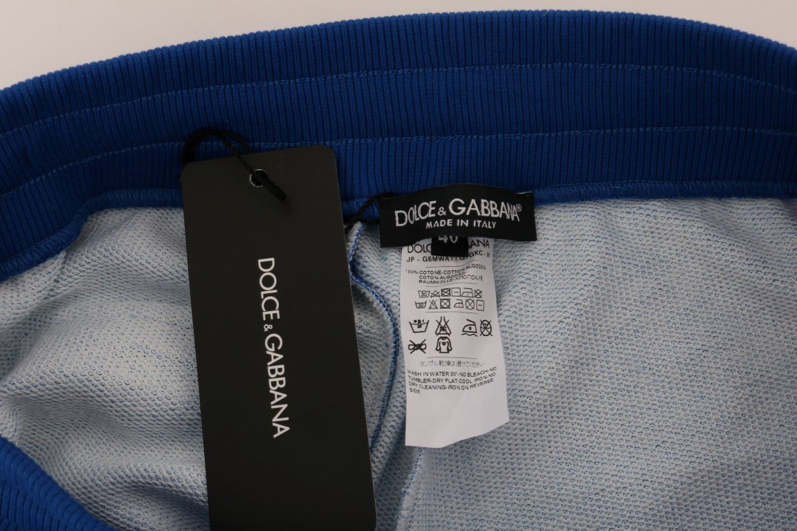Blue Cotton Above Knees Casual Shorts