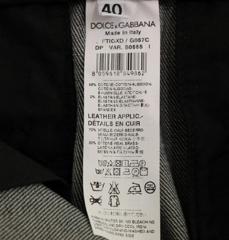 Blue Cotton Solid Pattern Logo Jeans Pants