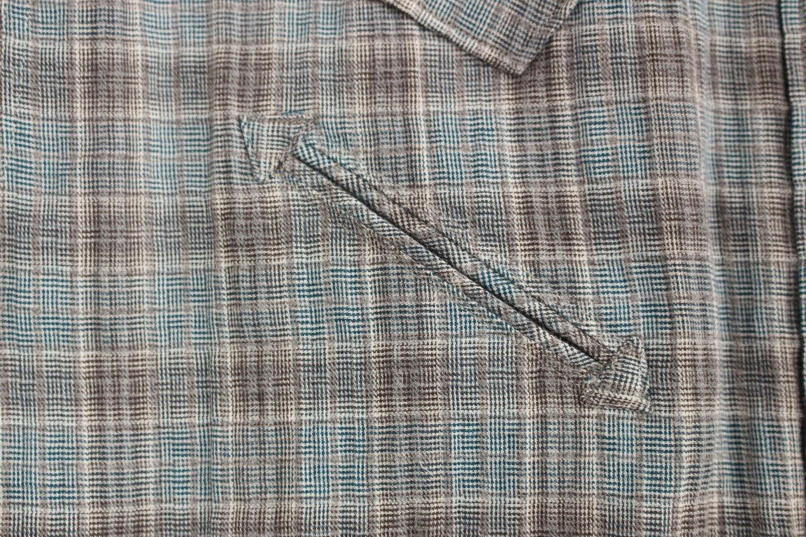 Blue Checkered SICILIA Regular Casual Shirt