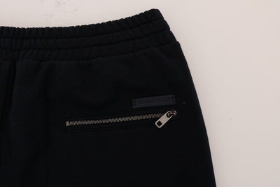Blue Cotton Gym Sport Pants