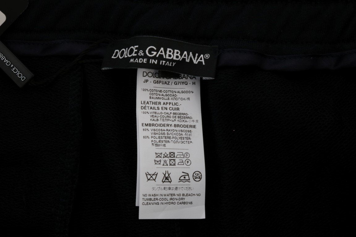 Blue Cotton Gym Sport Pants