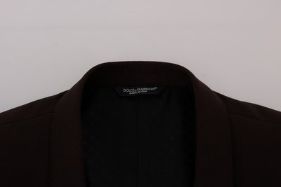 Bordeaux Wool Crystal Bee Floral Suit