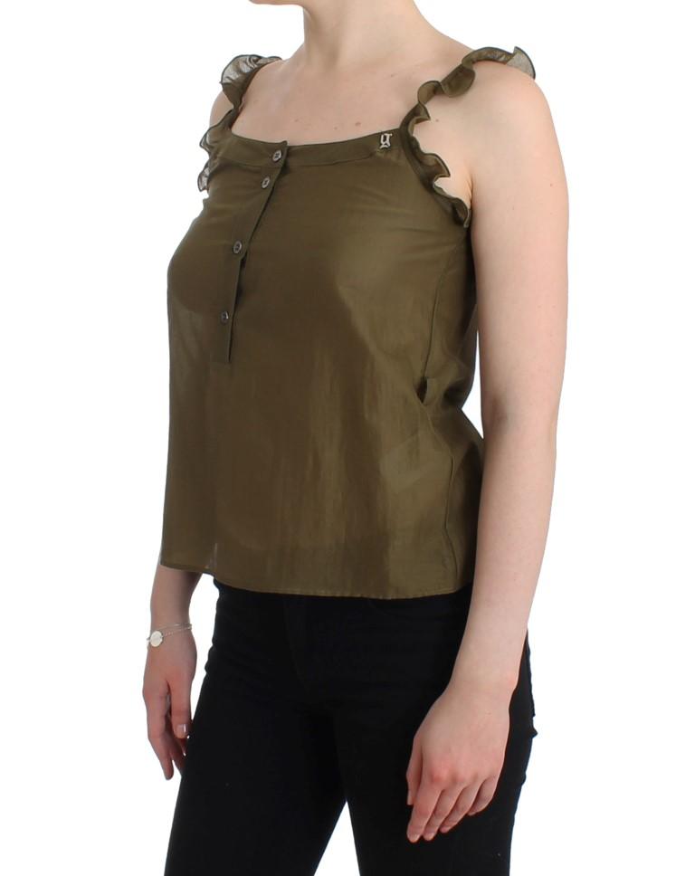 Green cotton top