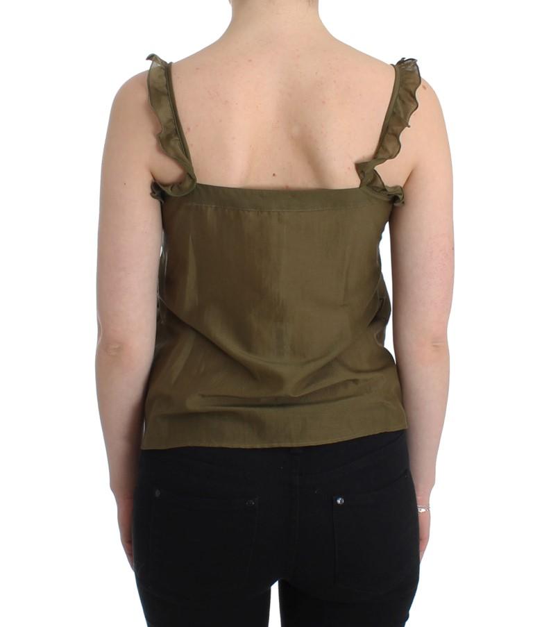 Green cotton top