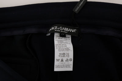 Blue Nylon Gym Sport Pants