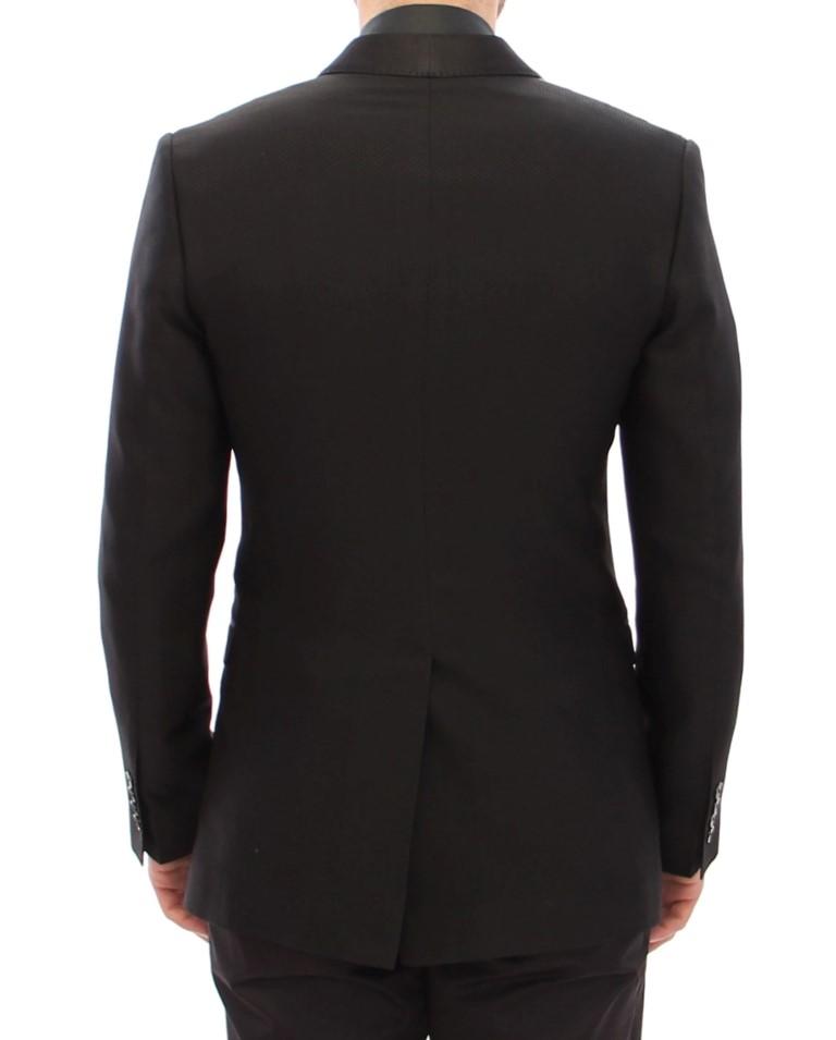 Black GOLD slim smoking blazer