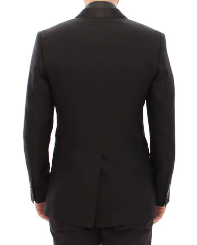 Black GOLD slim smoking blazer