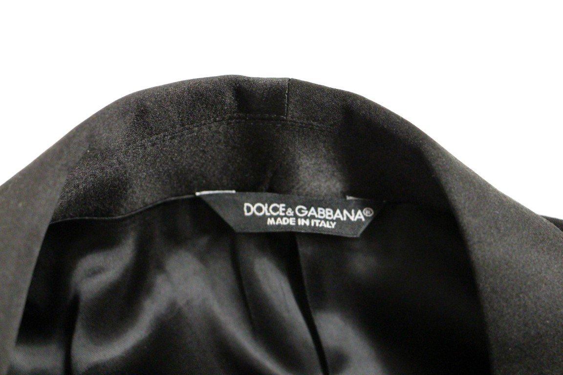 Black GOLD slim smoking blazer