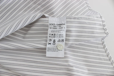 White GOLD Slim Fit Striped Dress Shirt