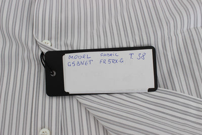 White GOLD Slim Fit Striped Dress Shirt
