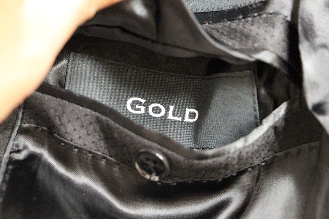 Black GOLD slim smoking blazer