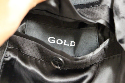 Black GOLD slim smoking blazer