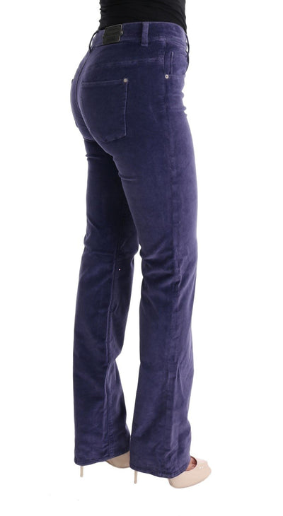 Purple Regular Fit Stretch Casual Jeans