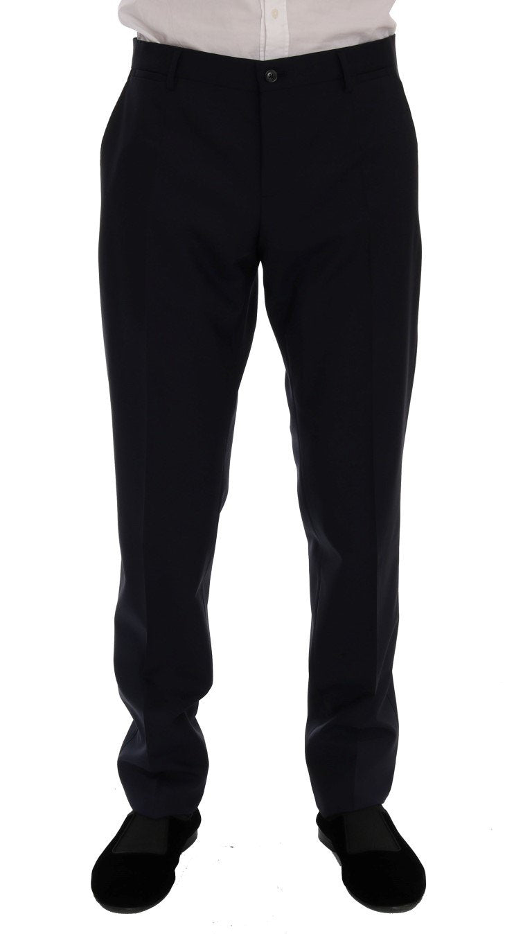 Blue Wool Stretch MARTINI 3 Piece Suit