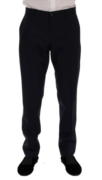 Blue Wool Stretch MARTINI 3 Piece Suit