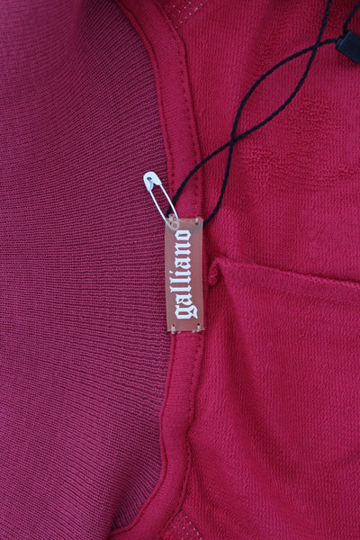 Pink Mock Zip Cardigan Sweatshirt Sweater