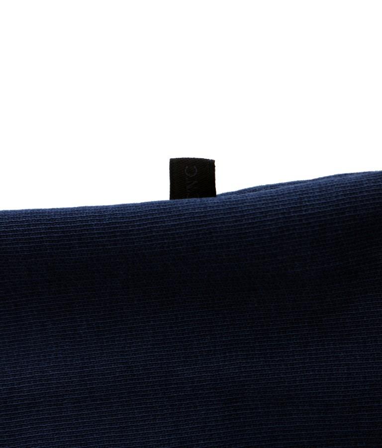 Blue crewneck cotton sweater