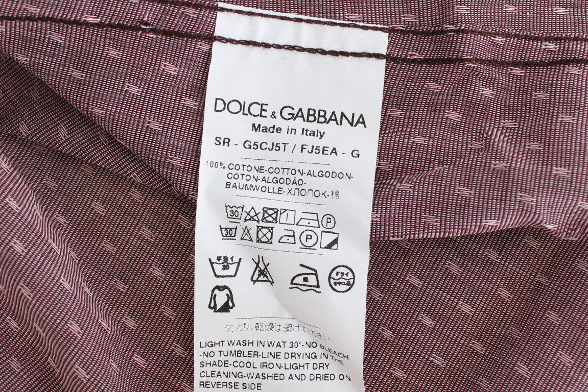Purple Dotted GOLD Slim Fit Dress Formal Shirt
