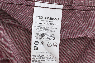 Purple Dotted GOLD Slim Fit Dress Formal Shirt