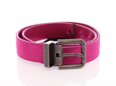 Pink Fabric Logo Belt