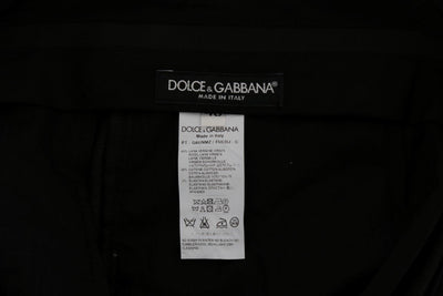Dark Gray Wool Cotton Dress Pants