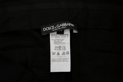 Black Wool Slim Fit Dress Pants