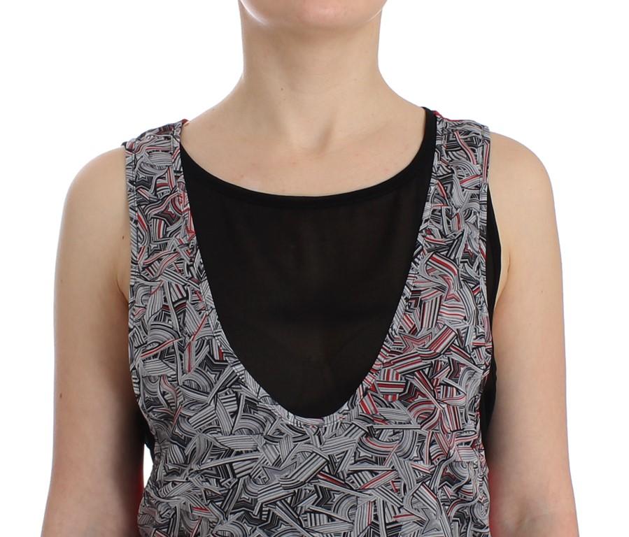 Black sleeveless top