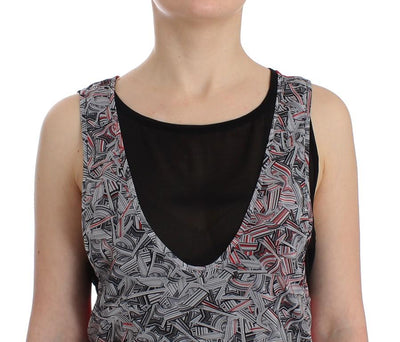 Black sleeveless top