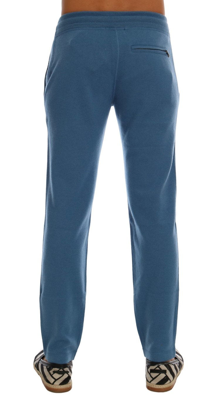Blue Cashmere Gym Training Sport Pants