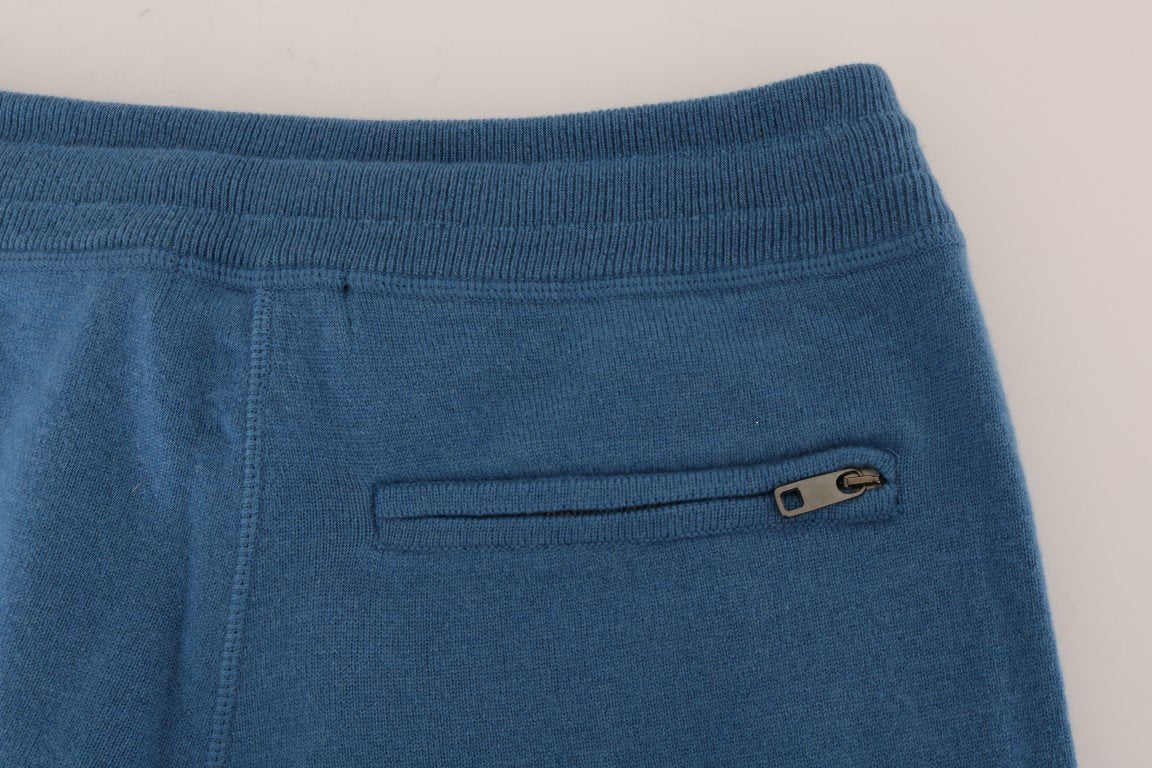 Blue Cashmere Gym Training Sport Pants