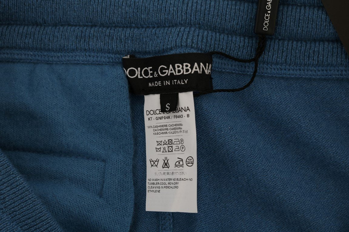 Blue Cashmere Gym Training Sport Pants